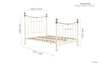 Birlea Bronte Bed (Self Assembly) (DHD)