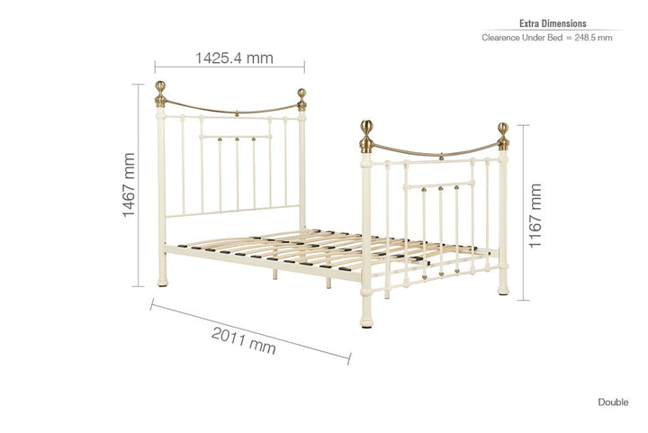 Birlea Bronte Bed (Self Assembly) (DHD)