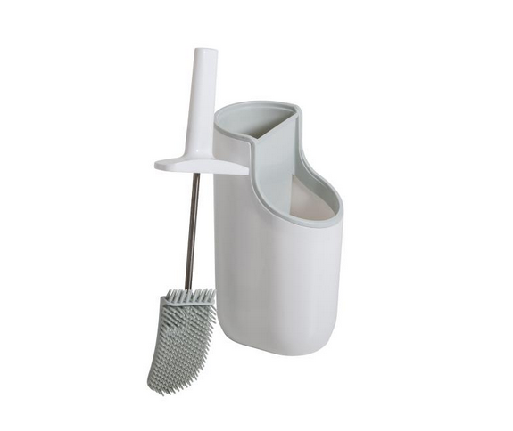 Addis Premium Toilet Brush With Cleaner Compartment - White