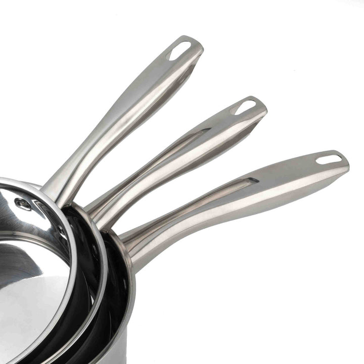 Salter Timeless Collection 3-Piece Saucepan Set
