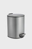Santorini Silver 5L Pedal Bin