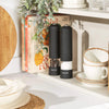 Salter Electronic Salt & Pepper Mills Set - Matt Black