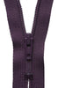 Nylon Dress and Skirt Zip: 56cm: Damson