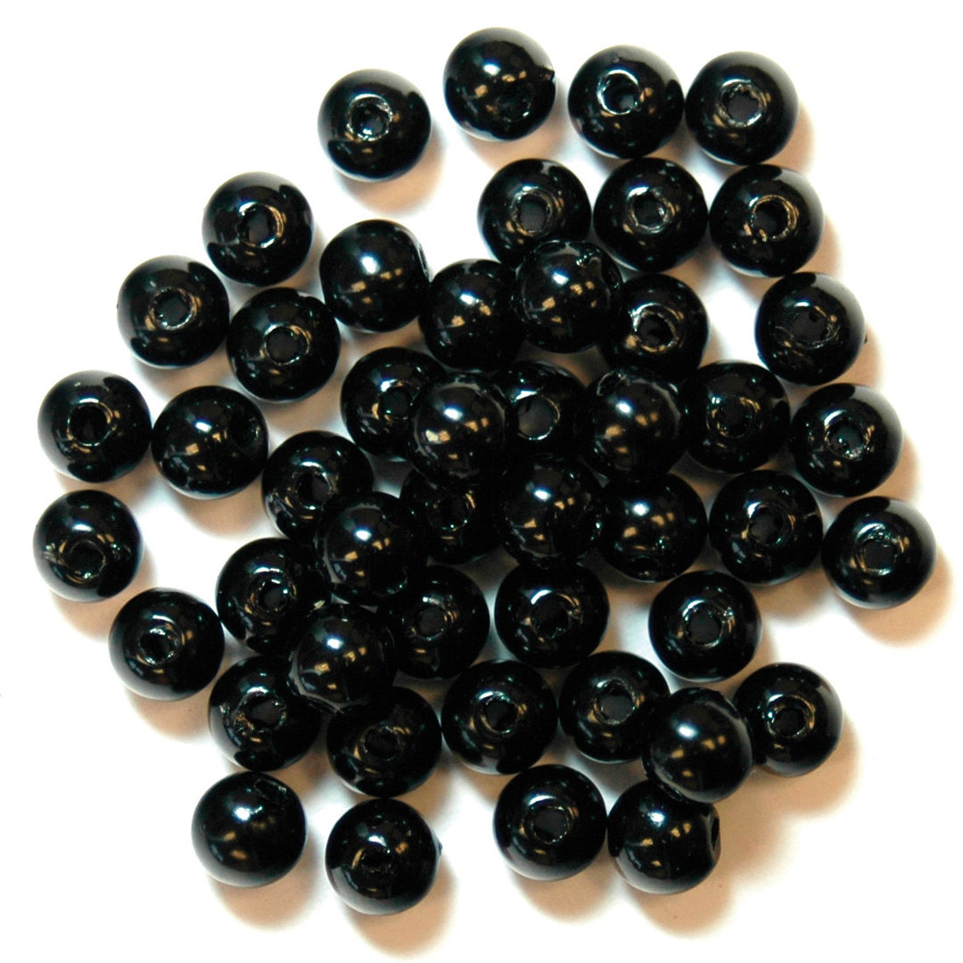 Extra Value: Beads: Pearl: 5mm: Black: 220