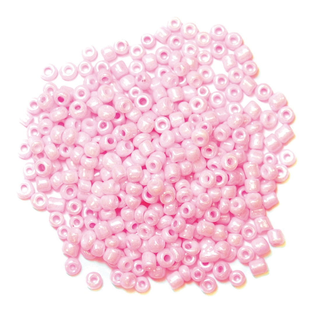 Beads: Seed: Pink: 8g
