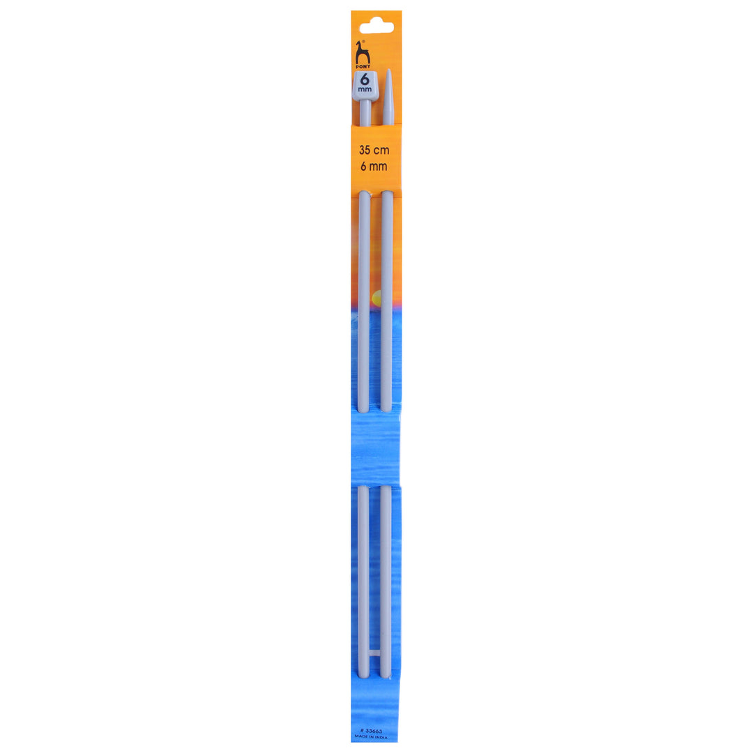 Knitting Pins: Single-Ended: Classic: 35cm x 6mm