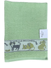Animal Border Cotton Tea Towel Cat