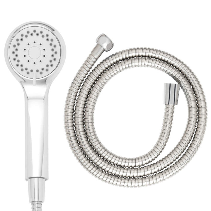 Beldray Shower Head & Hose Set - Stainless Steel