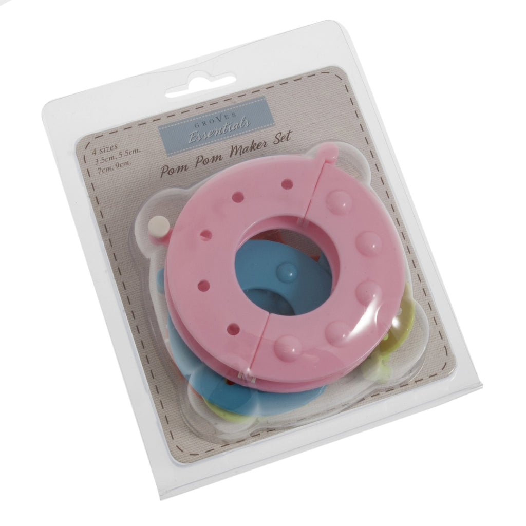 Pom Pom Maker Set (4 Piece)