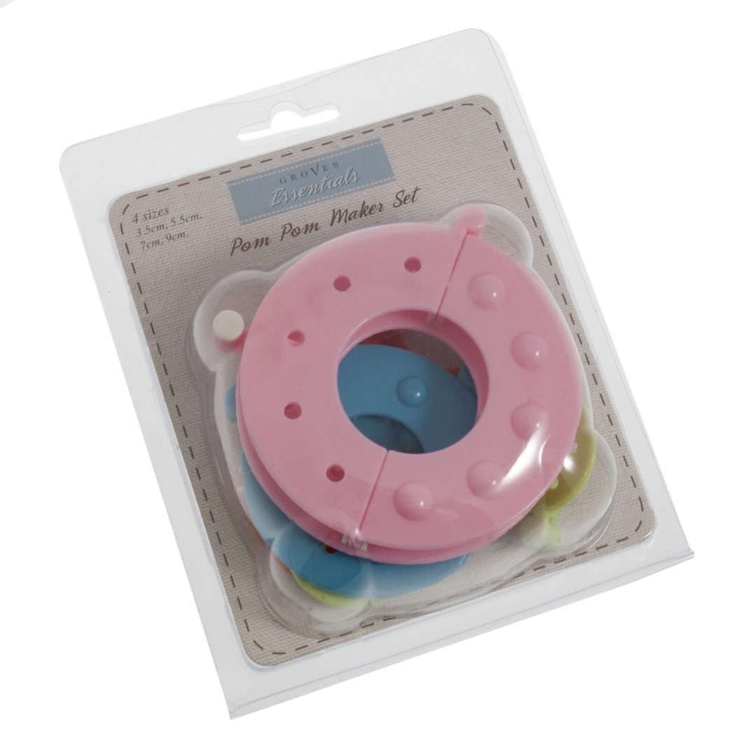 Pom Pom Maker Set (4 Piece)