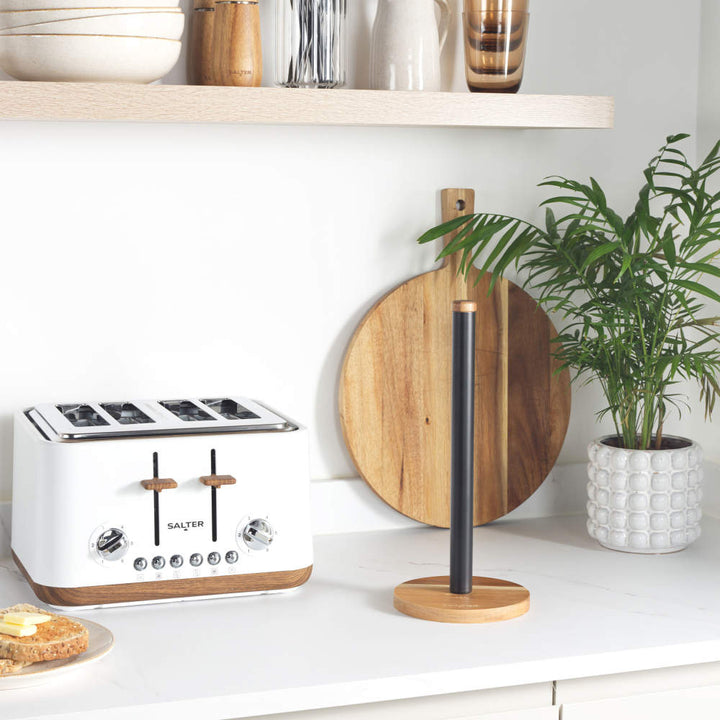 Salter Toronto Kitchen Roll Holder Black