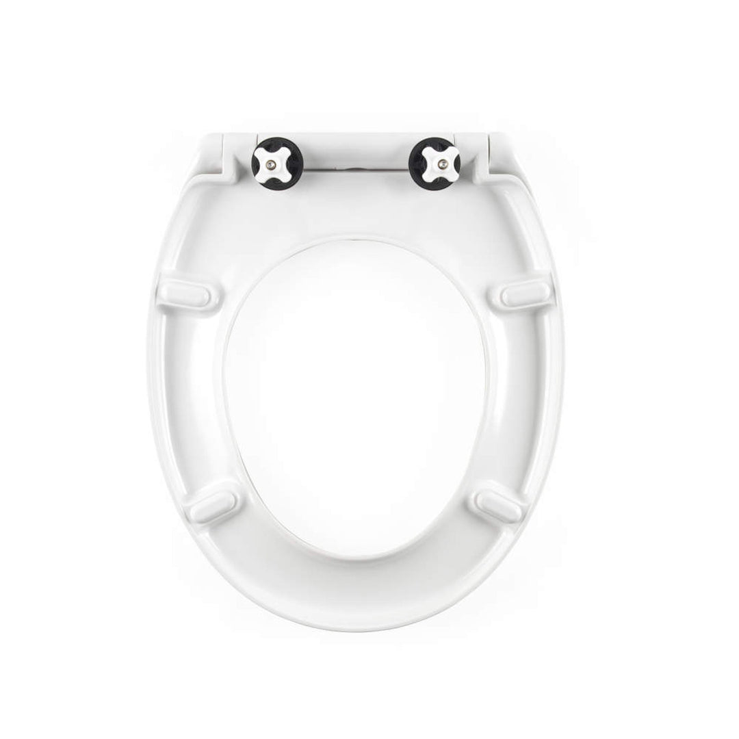 Beldray 18in Anti-bac Toilet Seat – White