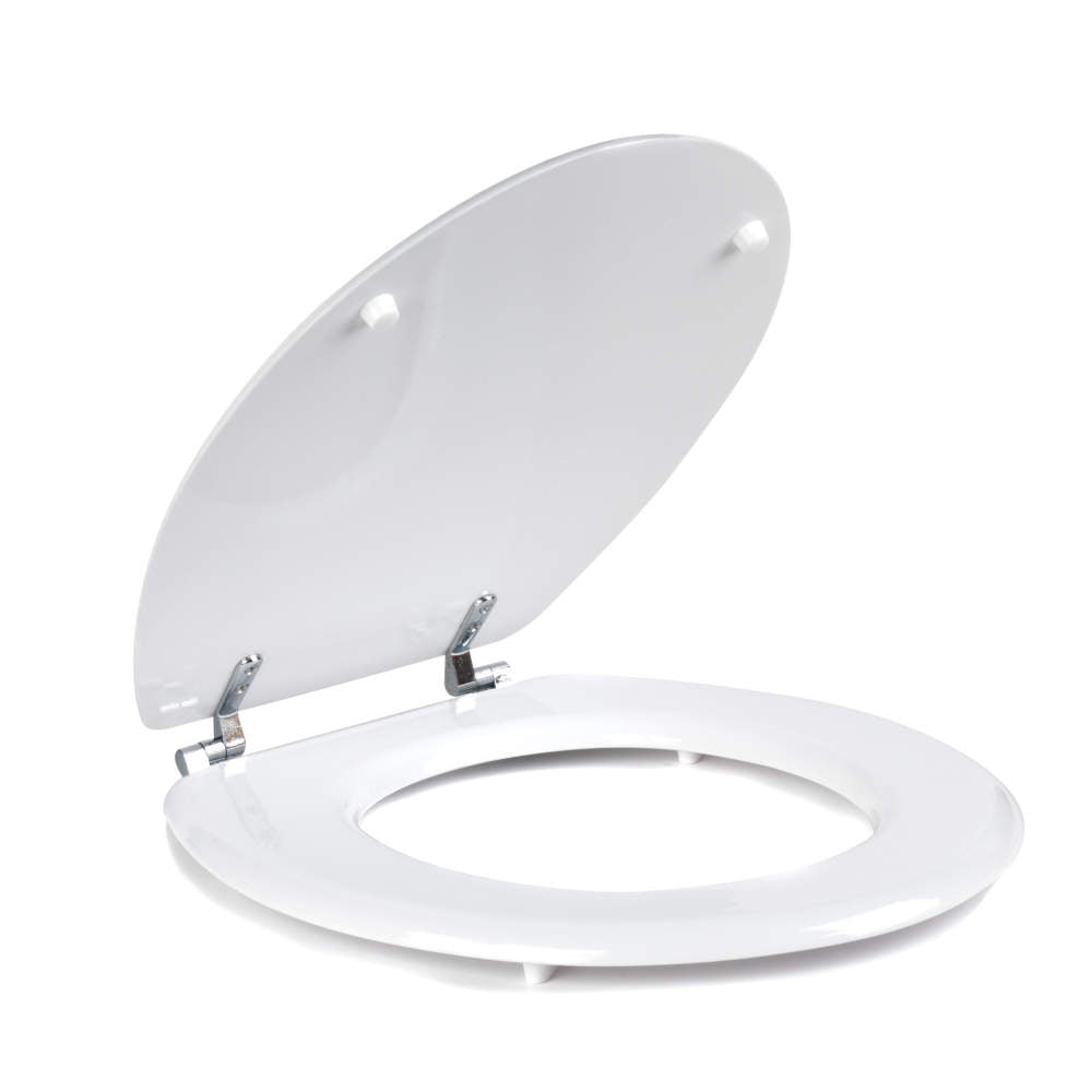 Beldray White Wooden MDF Toilet Seat