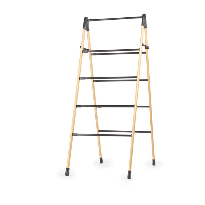 Beldray 4 Tier Extendable Clothes Airer - Bamboo