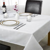 Chequers White Tablecloth