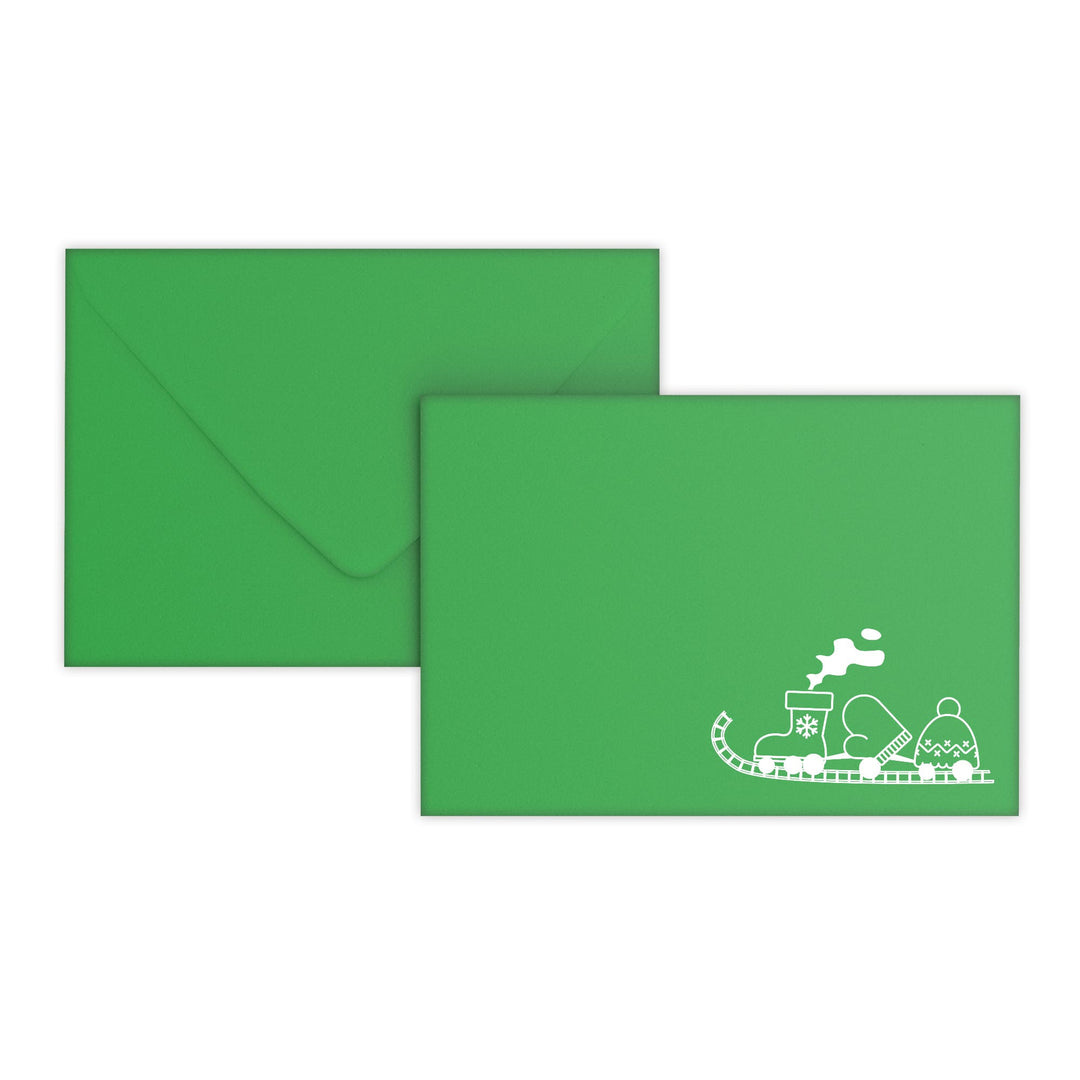 Gift Card Envelopes C6 06ENVX - Toy Train Green 120gsm