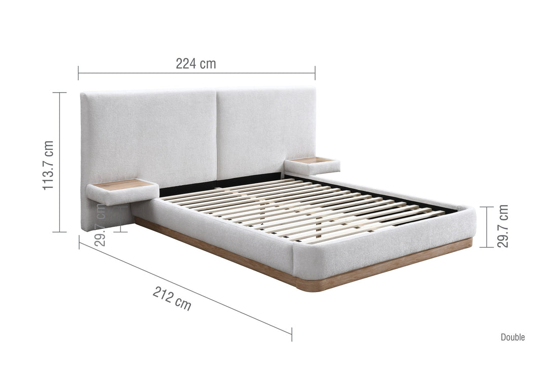 Birlea Como Bed (Self Assembly) (DHD)