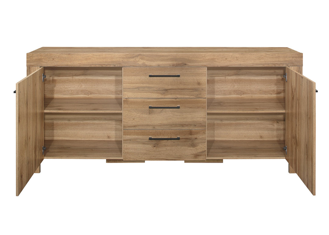 Birlea Compton 3 Drawer 2 Door Sideboard (Self Assembly) (DHD)