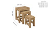 Birlea Compton Nest of Tables (Self Assembly) (DHD)