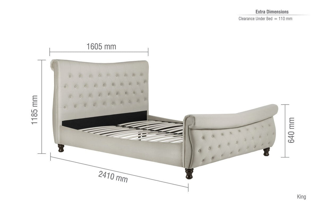 Birlea Copenhagen Bed (Self Assembly) (DHD)