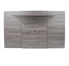 Lido Extendable Fixed Tv Wall Panel, Grey Oak Effect Grey Oak Effect  (Self Assembly) (DHD)