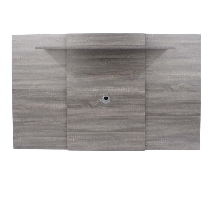 Lido Extendable Fixed Tv Wall Panel, Grey Oak Effect Grey Oak Effect  (Self Assembly) (DHD)