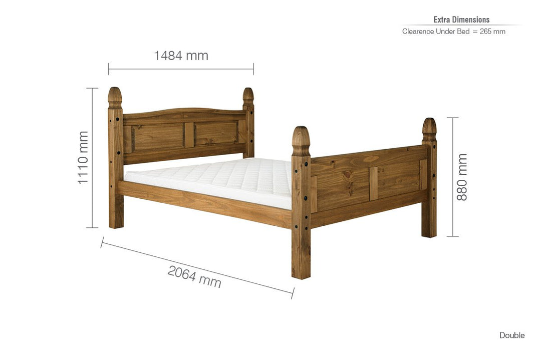 Birlea Corona High End Bed (Self Assembly) (DHD)