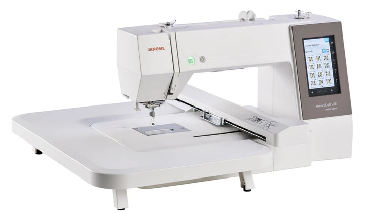 Janome MC550E embroidery machine