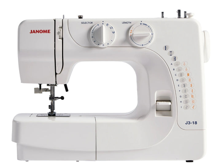 Janome Sewing Machine J3-18 (DHD) with FREE Fashion & Finishing Kit Worth Over £90!