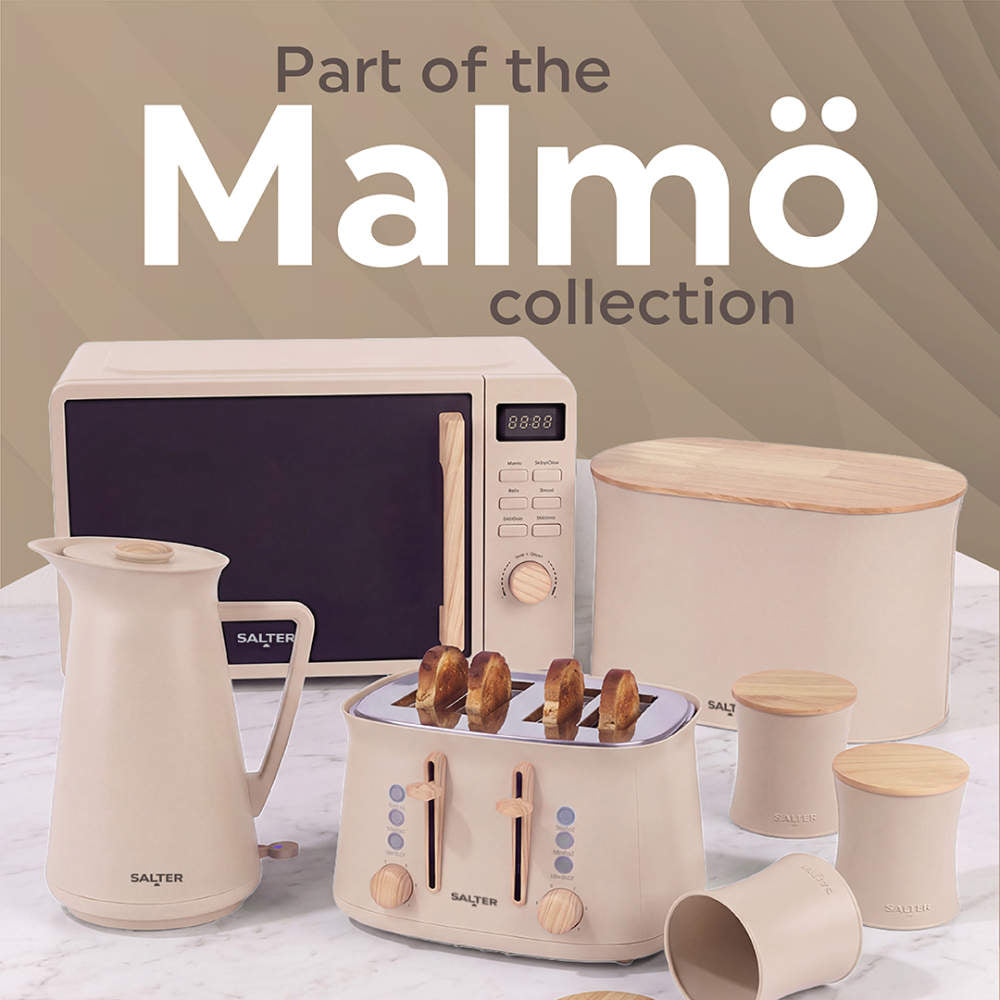 Salter Malmo 4 Slice Toaster Stone