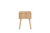 Birlea Croxley 1 Drawer Rattan Bedside (Self Assembly) (DHD)