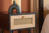 Birlea Croxley 1 Drawer Rattan Bedside (Self Assembly) (DHD)