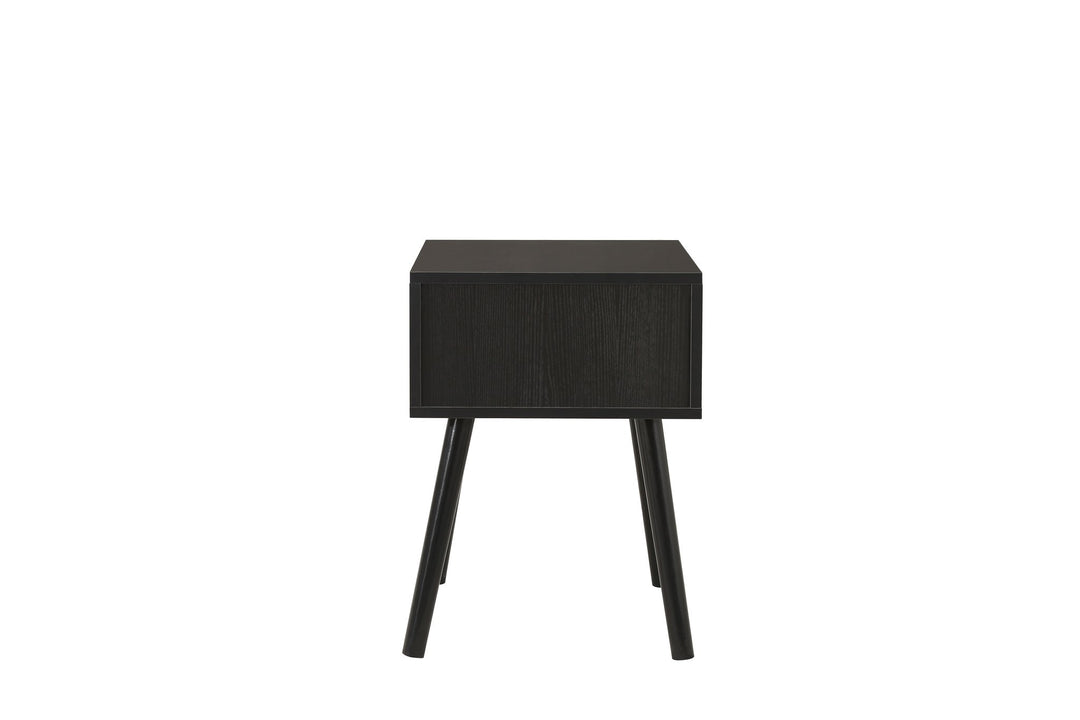 Birlea Croxley 1 Drawer Rattan Bedside (Self Assembly) (DHD)