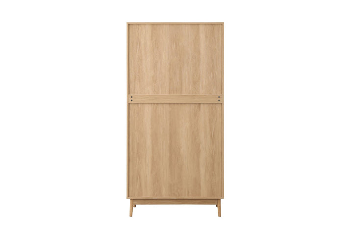 Birlea Croxley 2 Door 1 Drawer Rattan Wardrobe (Self Assembly) (DHD)
