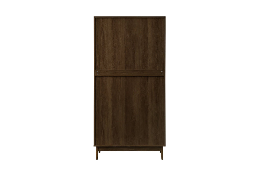 Birlea Croxley 2 Door 1 Drawer Rattan Wardrobe (Self Assembly) (DHD)