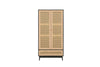 Birlea Croxley 2 Door 1 Drawer Rattan Wardrobe (Self Assembly) (DHD)