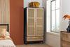 Birlea Croxley 2 Door 1 Drawer Rattan Wardrobe (Self Assembly) (DHD)