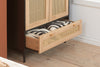 Birlea Croxley 2 Door 1 Drawer Rattan Wardrobe (Self Assembly) (DHD)