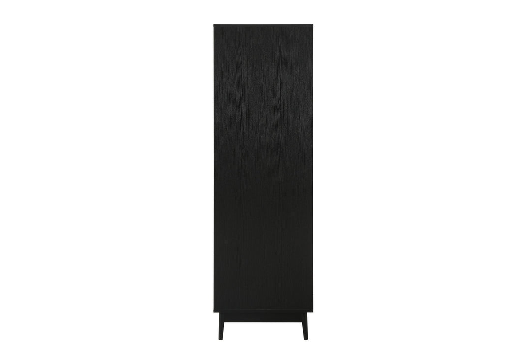 Birlea Croxley 2 Door 1 Drawer Rattan Wardrobe (Self Assembly) (DHD)