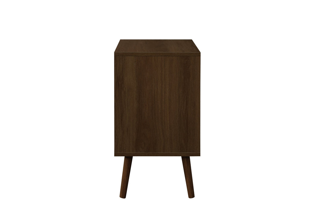 Birlea Croxley 2 Drawer Rattan Bedside (Self Assembly) (DHD)