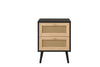 Birlea Croxley 2 Drawer Rattan Bedside (Self Assembly) (DHD)
