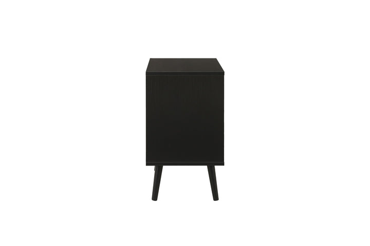 Birlea Croxley 2 Drawer Rattan Bedside (Self Assembly) (DHD)