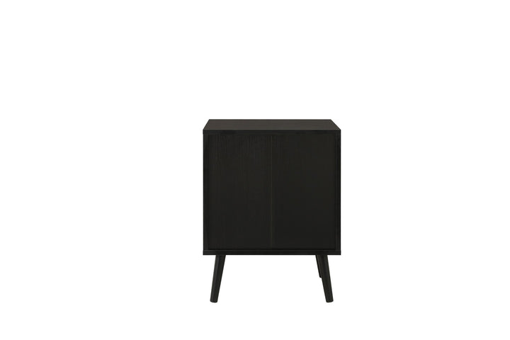 Birlea Croxley 2 Drawer Rattan Bedside (Self Assembly) (DHD)