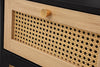 Birlea Croxley 2 Drawer Rattan Bedside (Self Assembly) (DHD)