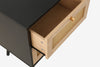 Birlea Croxley 2 Drawer Rattan Bedside (Self Assembly) (DHD)