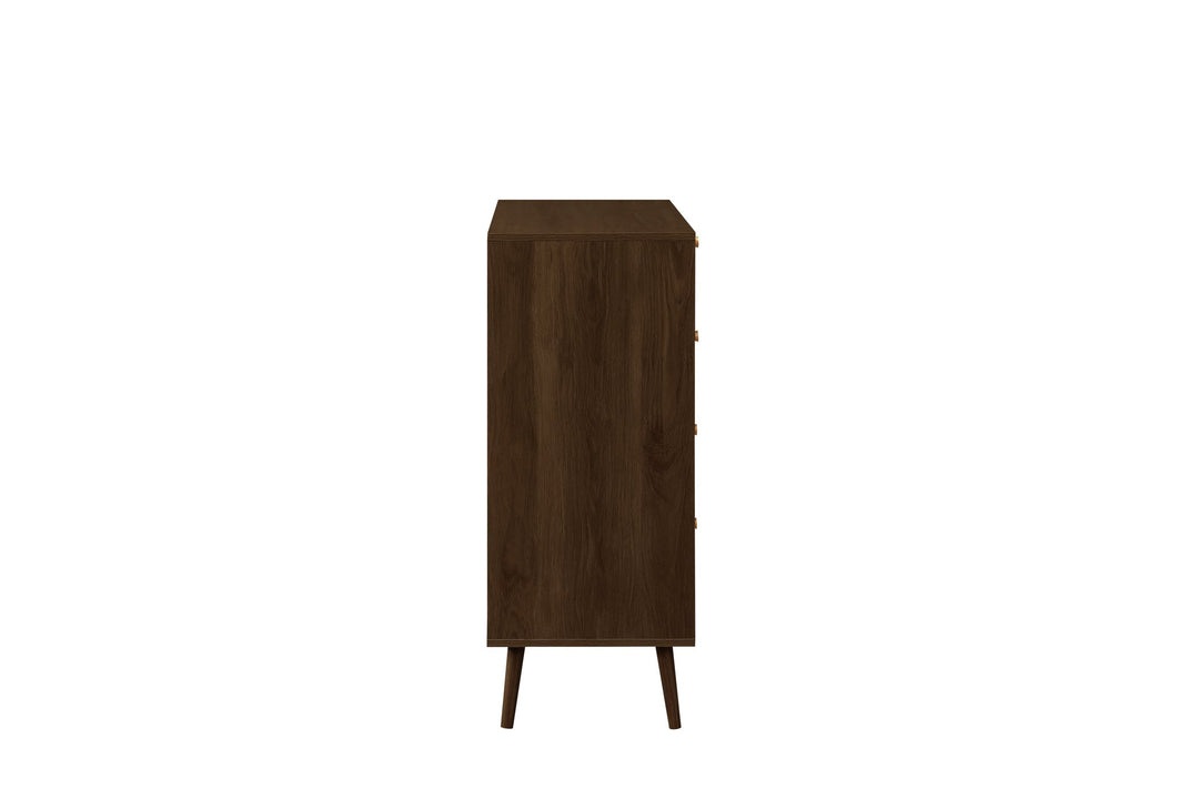 Birlea Croxley 5 Drawer Rattan Chest (Self Assembly) (DHD)