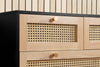 Birlea Croxley 5 Drawer Rattan Chest (Self Assembly) (DHD)