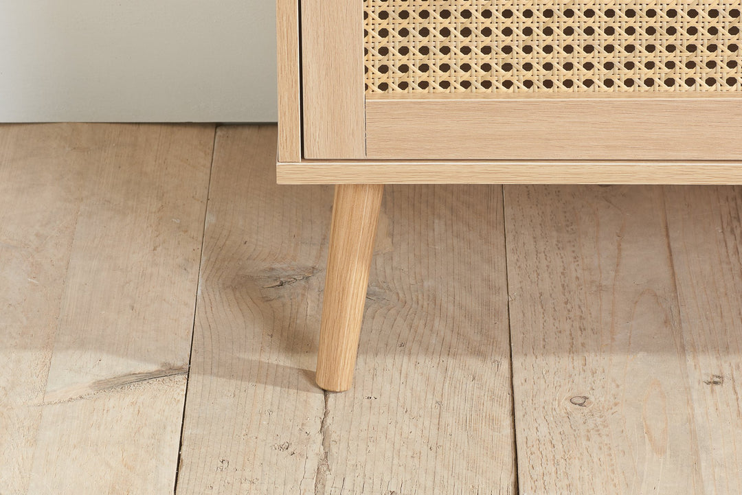 Birlea Croxley 5 Drawer Rattan Chest (Self Assembly) (DHD)