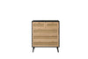 Birlea Croxley 5 Drawer Rattan Chest (Self Assembly) (DHD)