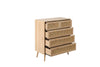 Birlea Croxley 5 Drawer Rattan Chest (Self Assembly) (DHD)